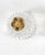 19th Century Antique Rococo Style Dome-Shaped Crystal and Brass Inkwell For Sale - Image 5 of 6