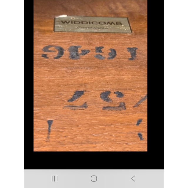 1950s T.H.Robsjohn Gibbings Side Table/Magazine/Stand X Base For Sale In New York - Image 6 of 13