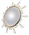 Vintage Brass Sunburst Mirror, 1970s For Sale
