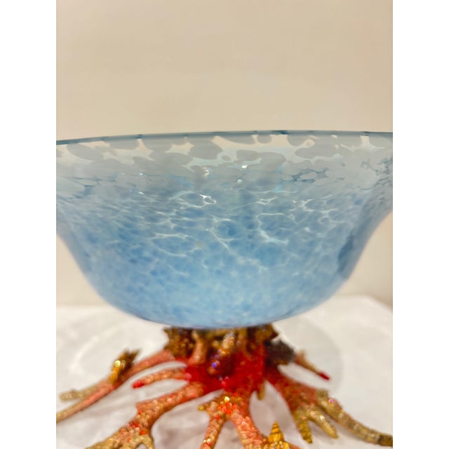 Jay Strongwater Coral Reef Bowl For Sale - Image 4 of 4