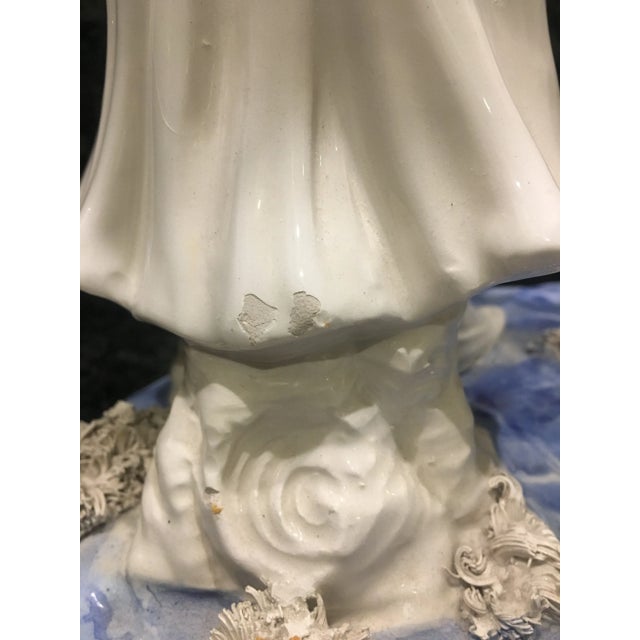 Large Ceramic Figurine by Capodimonte, 1950s For Sale - Image 15 of 18