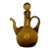 Rustic European Amber Glass Blown Cruet, Small For Sale