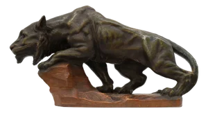 Large Terracotta Statue of a Lion from Richard Aurili, Italy, 1890s