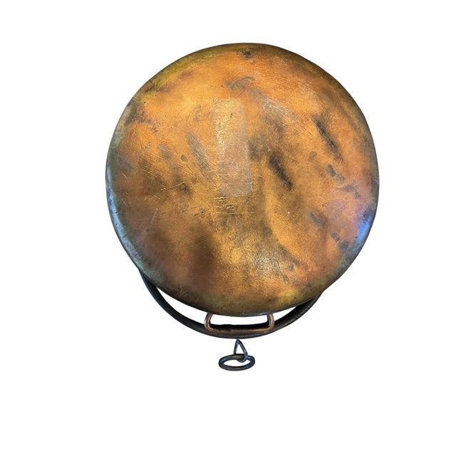 19th Century Antique French Copper Cauldron, Pot or Fireplace Kettle For Sale In San Antonio - Image 6 of 6
