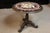 Pedestal Table with Marble Marquetry Top For Sale - Image 10 of 10