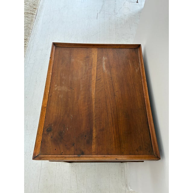 Vintage Wooden Nightstand With Drawer, France For Sale - Image 10 of 18