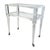 Vintage Italian Modern Acrylic Glass and Glass Bar Cart, 1980s For Sale - Image 10 of 10