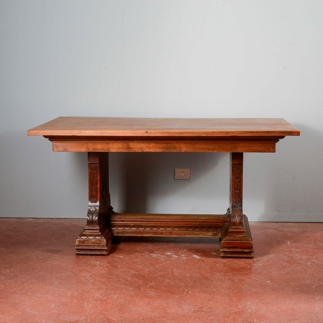 Art Deco Table with Wood Extensions For Sale - Image 15 of 18