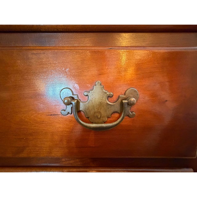 Queen Anne Style Cherry High Boy For Sale - Image 10 of 11
