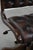 Black English-Style Chesterfield Swivel Office Chair in Cowhide For Sale - Image 8 of 16