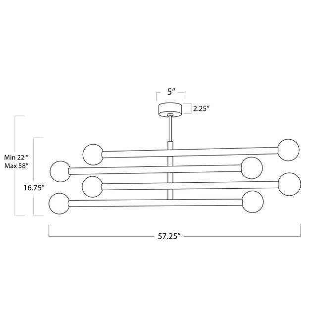 Regina Andrew Beaubien Steel Chandelier, Oil Rubbed Bronze For Sale In Detroit - Image 6 of 7