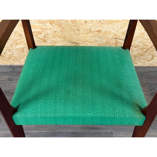 Textile Mid-Century Wooden Armchair from Thonet, 1960s For Sale - Image 7 of 17