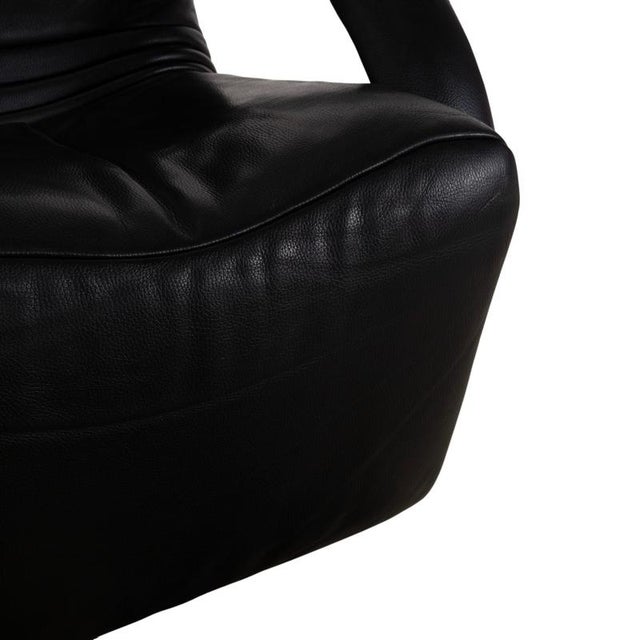 Yoga Chair in Black Leather from Jori For Sale - Image 6 of 17