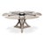 Transitional Round Dining Table, Large - Grey Oak For Sale - Image 4 of 11