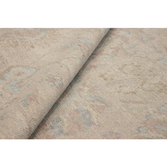 Oushak Wool Beige Area Rug-10' 1'' X 13'11'' For Sale - Image 4 of 5