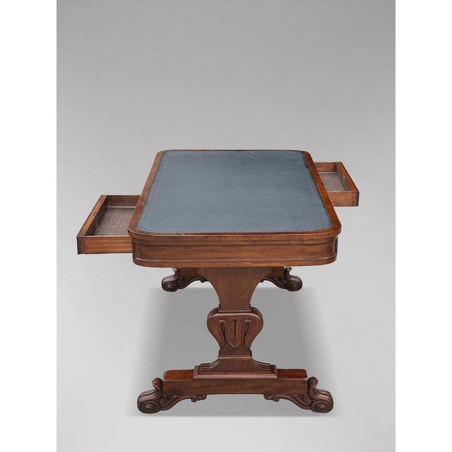 19th Century William IV Mahogany Writing Table, 1835 For Sale - Image 4 of 12