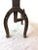 Metal 1950s Iron Horseshoe Andirons - A Pair For Sale - Image 7 of 10