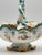 Rare Royal Crown Derby Porcelain Basket With Bows Flowers Turquoise Gilt Serving Piece Collectors Note This rare and...