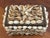 Vintage Palm Beach Style Rectangular Encrusted Shell Box in Neutral Palette For Sale - Image 17 of 18