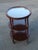 Early 20th Century Mahogany Oval Three-Tiered Rolling Bar Cart For Sale - Image 13 of 13