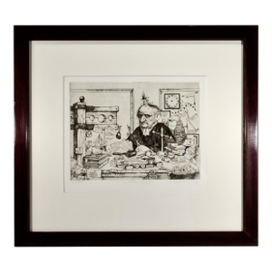 Charles Bragg The Justice Dept (Department) C.1980 Reproduction Print