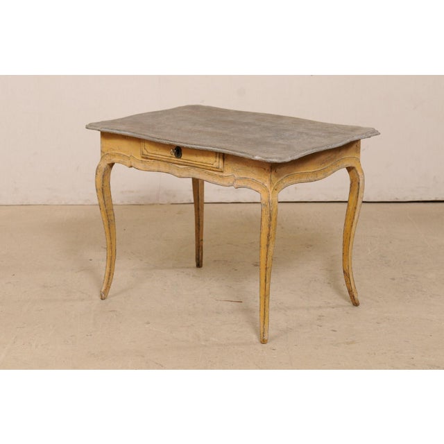 Early 18th Century Antique French Bonheur-du-jour, 36" W Table For Sale - Image 5 of 11