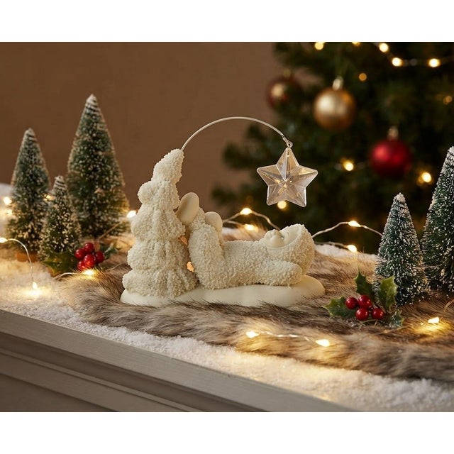Vintage Department 56 Snowbabies Classic Collection figurine, titled "Starlight, Starbright" item number 56.69015. A...