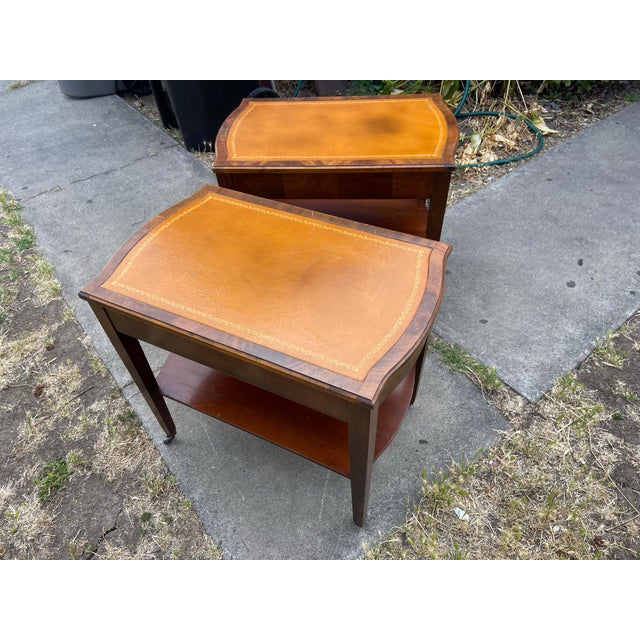 Vintage Mid Century Modern Side End Table Set of 2 For Sale In Sacramento - Image 6 of 12