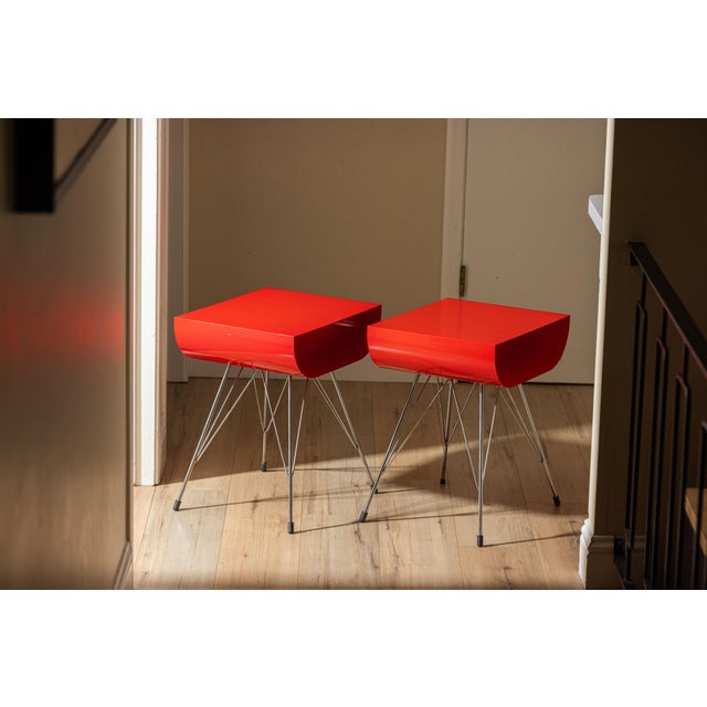 Metal Johnny Lim for Pure Design "Star69" Side Tables, Canada, 1997 – Pair For Sale - Image 7 of 16
