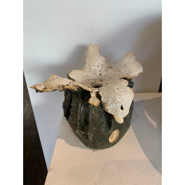 Contemporary Contemporary Ceramic Vessel For Sale - Image 3 of 7
