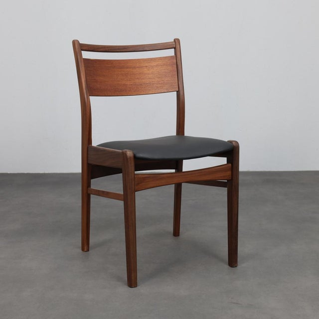 Mid-Century Modern Mid-Century Modern Teak Dining Chairs, 1960s, Set of 4 For Sale - Image 3 of 10