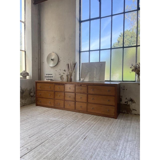 Golden Oak Sideboard, 1950s For Sale - Image 6 of 18