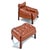 Percival Lafer Percival Lafer Mp-81 Brazilian Rosewood & Leather Lounge Chairs and Ottoman Set For Sale - Image 4 of 13