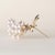 1970s Vintage 14k Gold Mikimoto Akoya Pearl Floral Bouquet Brooch For Sale - Image 5 of 6