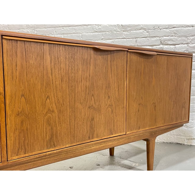 Funky Sculptural Mid Century Modern Styled Credenza | Teak Media Stand | Handmade Sideboard For Sale - Image 10 of 13