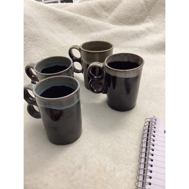 American 1960s “Trigger Mugs”- Set of 4 For Sale - Image 3 of 4