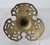 Metal Ornate Vintage Brass Candle Holder For Sale - Image 7 of 8