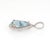 2.1ct Aquamarine Pendant With Natural Diamonds Accents: Solid 14k Gold, 12x7mm For Sale - Image 9 of 9
