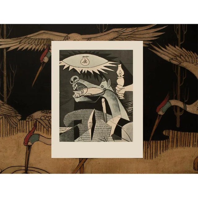 1954 After Pablo Picasso "Guernica. Detail.", Period First Limited Edition Offset Lithograph For Sale - Image 10 of 13