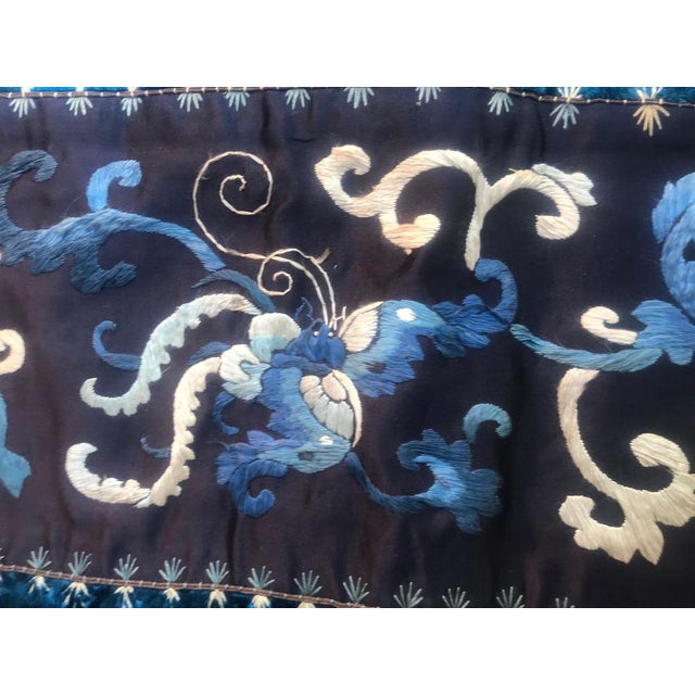 Antique Chinese Embroidery Panel For Sale - Image 6 of 8