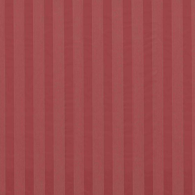 Zoffany Suffolk Stripe Fabric in Venetian Red For Sale