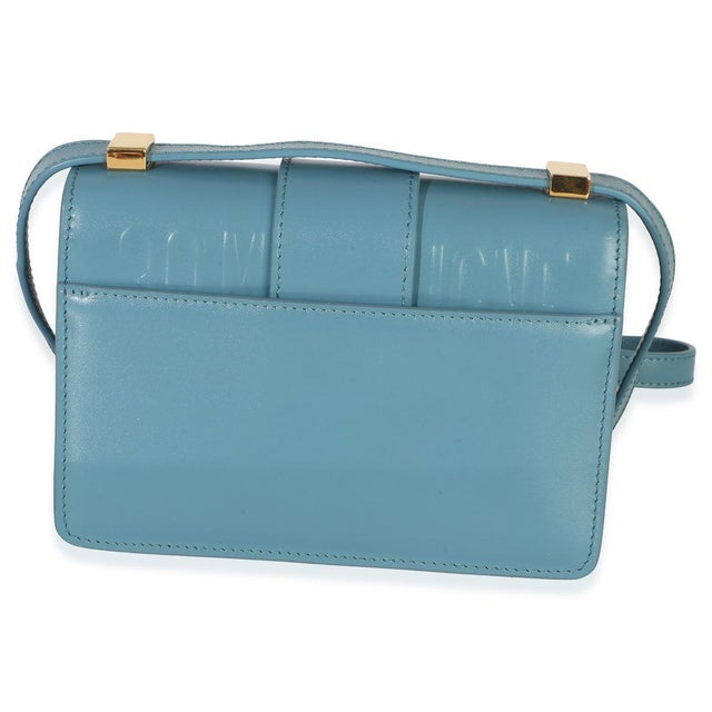 Christian Dior Blue Calfskin 30 Montaigne Micro Bag For Sale - Image 4 of 9
