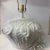 Hollywood Regency 1970s White Ceramic Lamp With Kala Lily Detail For Sale - Image 3 of 8