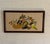 Vintage, Hand-made Cornucopia Crewel Artwork on beige linen with wood frame. H: 11.25" W: 20.75" We know it’s hard to find...