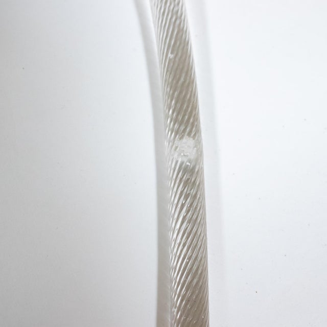 Glass Mid 20th Century Baroque Style Cristallo Murano Five Arm Chandelier For Sale - Image 7 of 13