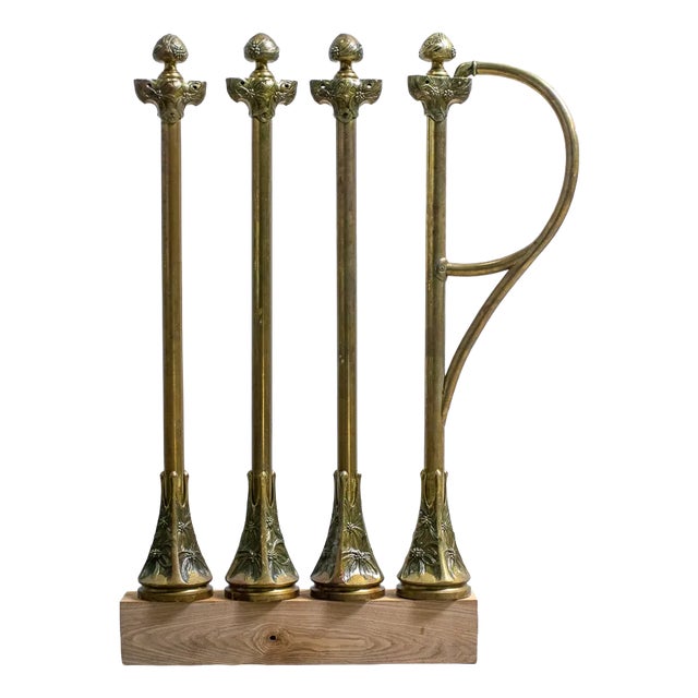 Art Nouveau Theater Railing Posts For Sale