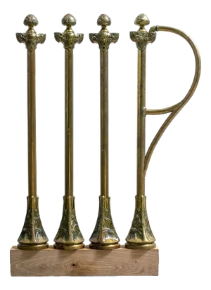 Art Nouveau Theater Railing Posts