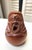 Japanese Vintage Japanese Yawning Daruma Bodhidharma 4" Hand Carved Wood Akubi Figure For Sale - Image 3 of 7