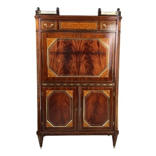 Secrétaire à Abattant D'époque French Louis XVI Style Secretary C. Late 19th Century For Sale