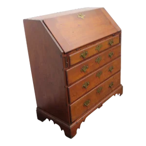Early 1800s Solid Wood Secretary Desk